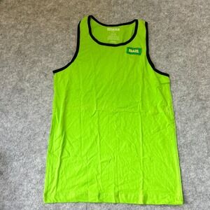 Vintage Brazil Tank Top Neon Green Size Small - NWOT